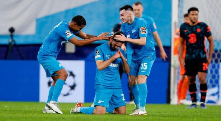 Chelsea blow bid for first place as Zenit snatch dramatic draw