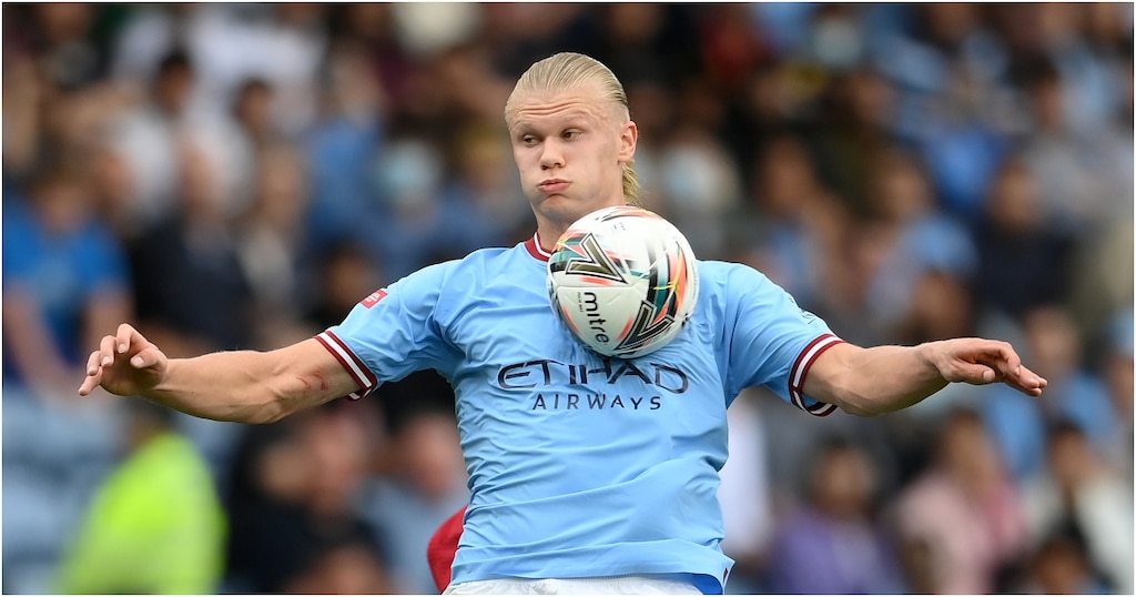 4-3-3 Lineup: Manchester City vs Man Utd as Erling Haaland and Kevin De Bruyne starts