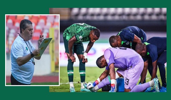 Peseiro gives update on Nwabali’s injury against Cameroon