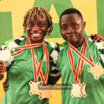 Team Nigeria weightlifters