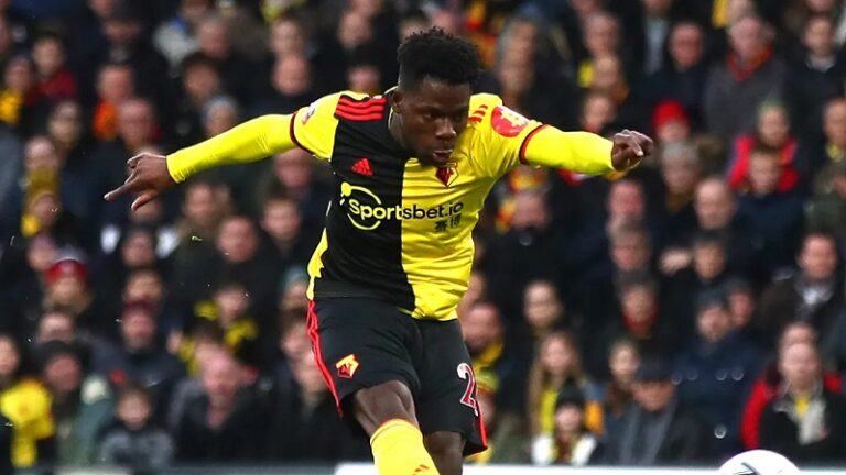 Ex-Flying Dele-Bashiru set  season’s  target with Watford