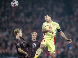 Ayoze Perez inspires Spain to 2-1 win over Denmark, secures top spot