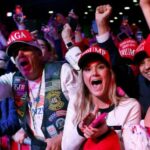 Trump supporters celebrate anticipated victory in Florida