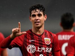 Brazilian international midfielder Oscar