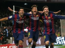 Neymar hints at reunion with Messi and Suarez