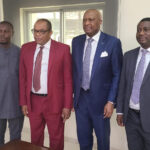 Photo; SWAN representative Ogundiya, Aluo , Lawal and GTI Executive Director, Nelson Ine.