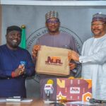 Director General of Nigeria Television Authority, Comrade Salihu Abdulhamid Dembos, paid a courtesy visit to the Chairman, Mallam Shehu Dikko and the Director General, Hon Bukola Olapade