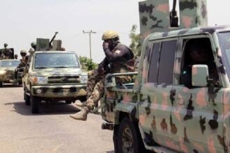 Nigerian army Troops