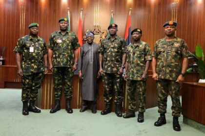 Tinubu meets service chiefs