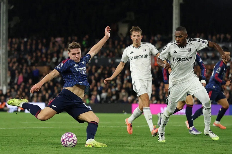 Trossard sinks Fulham as leaders Arsenal go three points clear