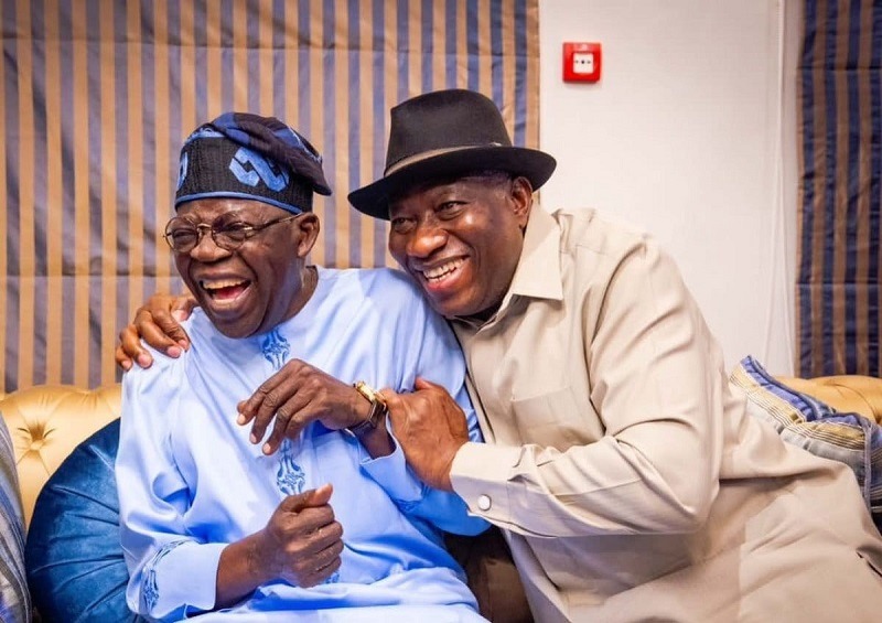 Jonathan briefs Tinubu
