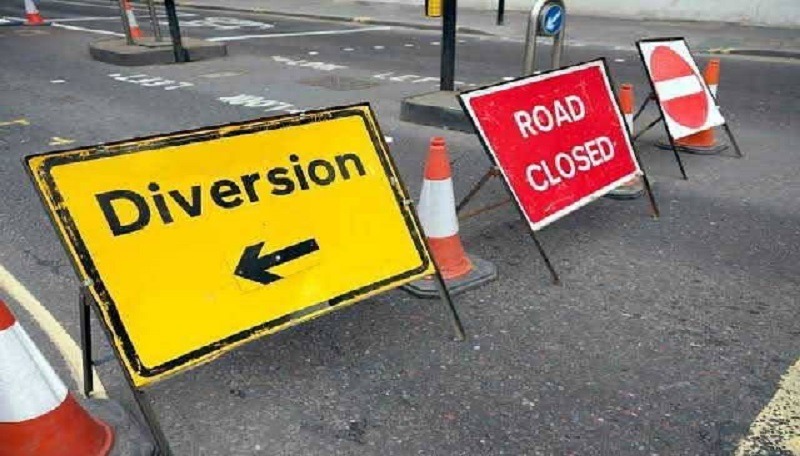 Lagos traffic diversion