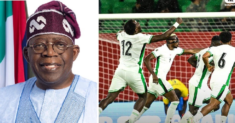 Tinubu and Super Eagles