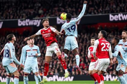 Merino, Saka fire Arsenal past Brentford