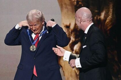 Trump Bags FIFA’s inaugural peace prize at 2026 World Cup