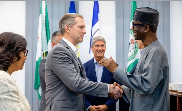 United States Congressman Riley Moore and Nuhu Ribadu
