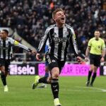 Harvey Barnes has scored nine goals for Newcastle United this season