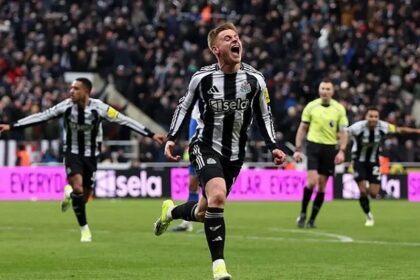 Harvey Barnes has scored nine goals for Newcastle United this season