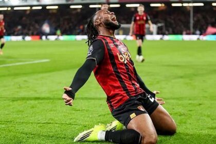 Winning goalscorer Antoine Semenyo is set to join Manchester City this week