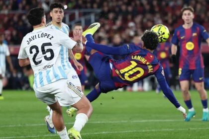Yamal’s stunner helps Barca beat Oviedo 3-0