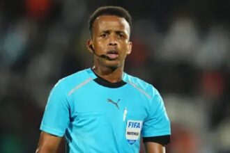 Somali referee Omar Artan